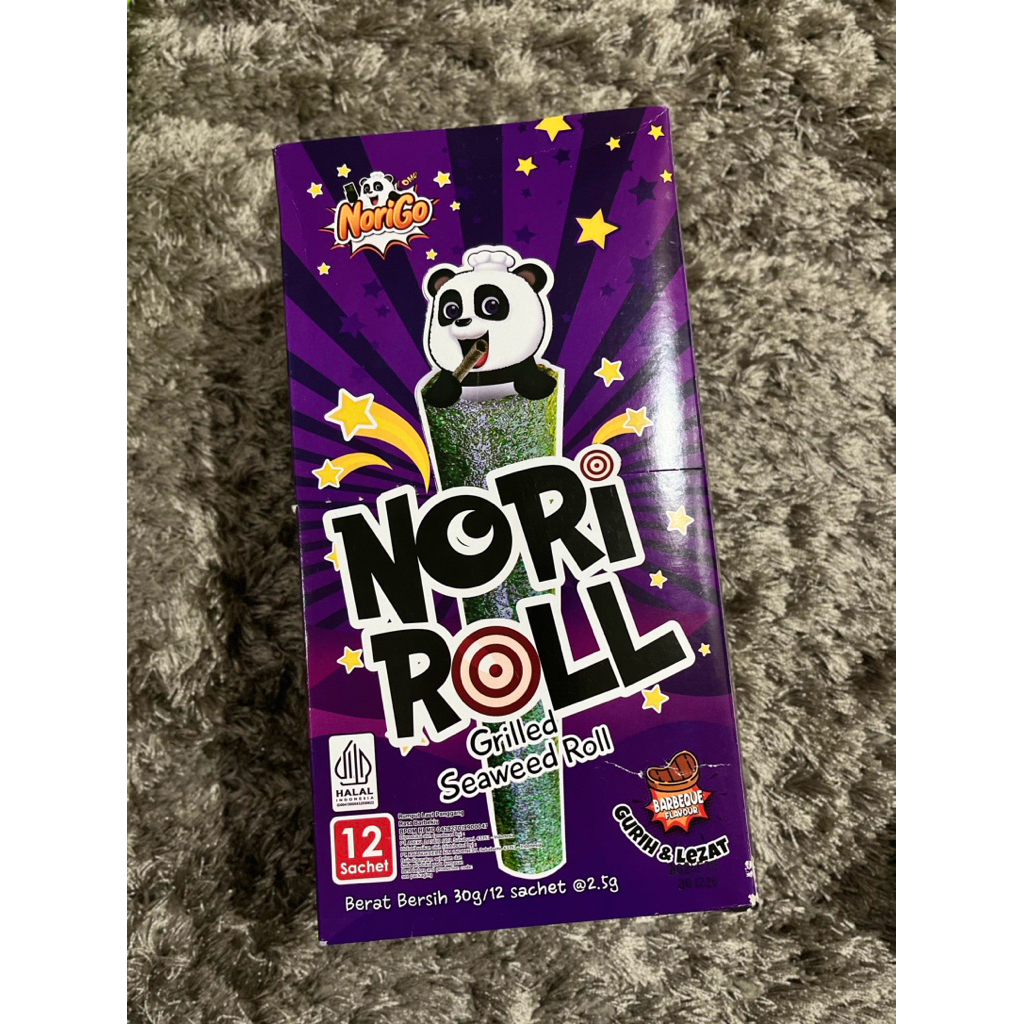 

Snack nori roll grilled seaweed 1 box isi 12 pcs