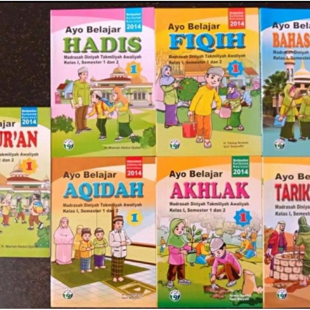 Original: BUKU PAKET MDTA KELAS 1 ( 7 MAPEL ) KURIKULUM 2014