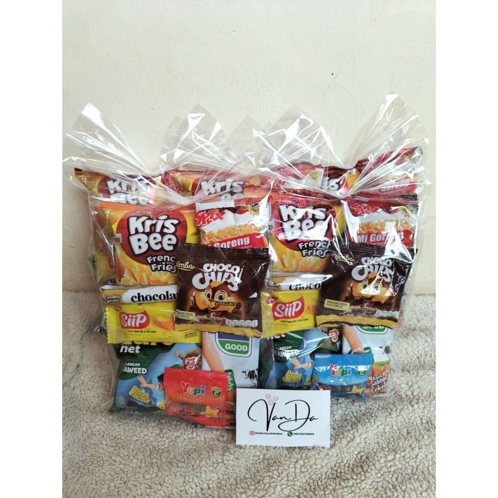 

Paket Snack Polos/ Snack Ultah /Paket snack