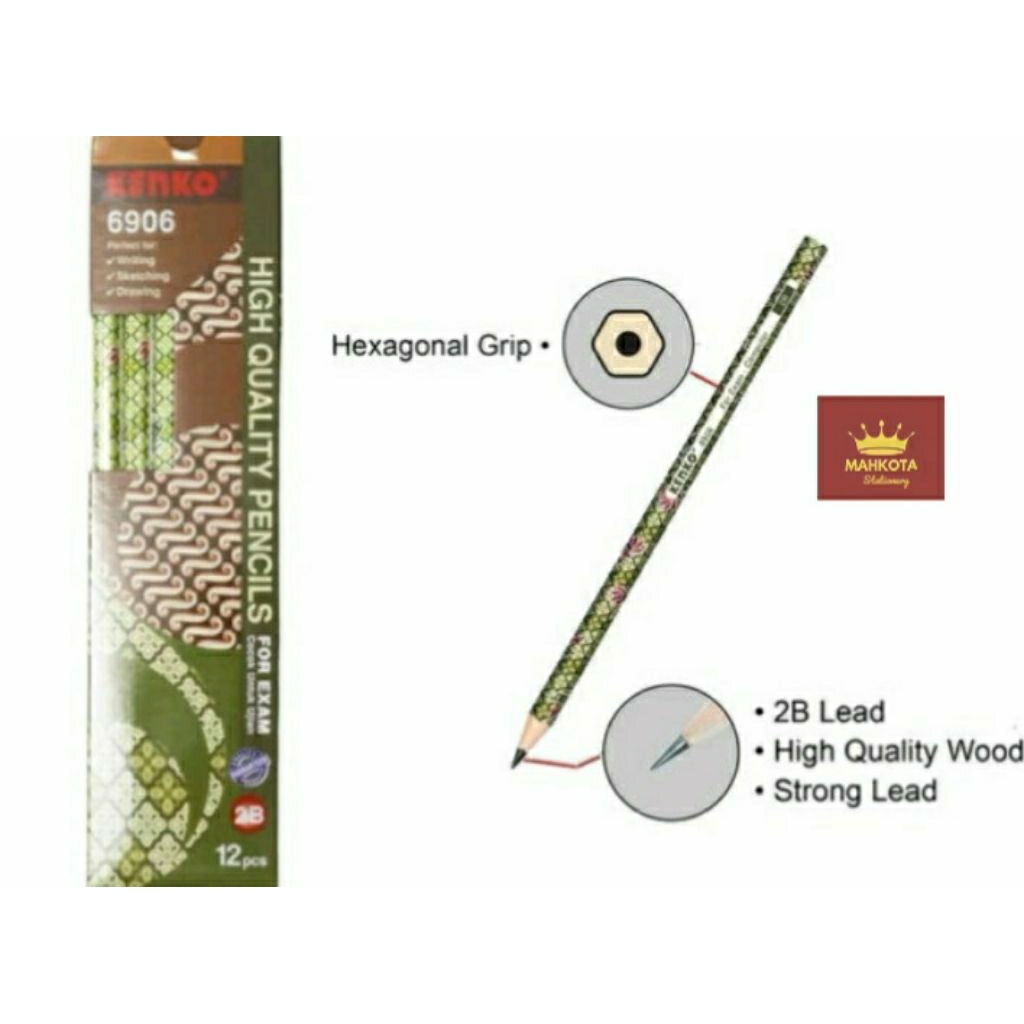 

Pensil KENKO 2B 6906/Pensil 1 kotak 12 pcs