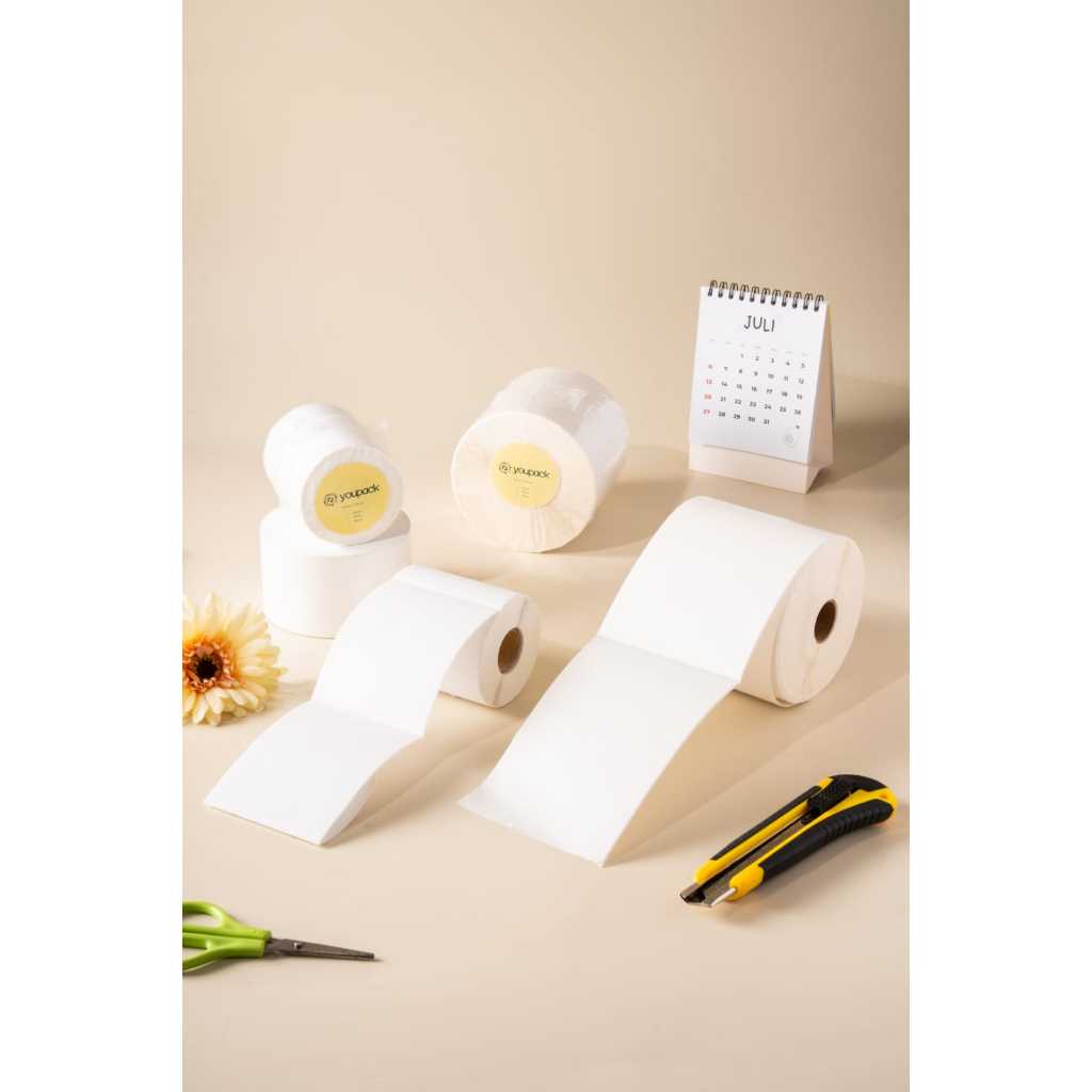 

Label Stiker Thermal 78x100 78x100mm isi 300pcs WATERPROOF, Stiker Label Resi