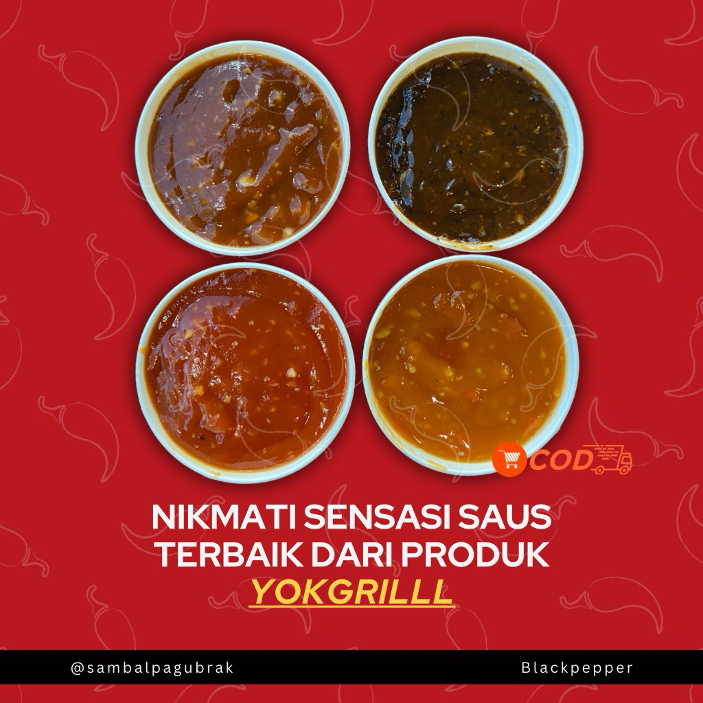 

saus barbeque-lada hitam-padang-asam manis praktis 100gram