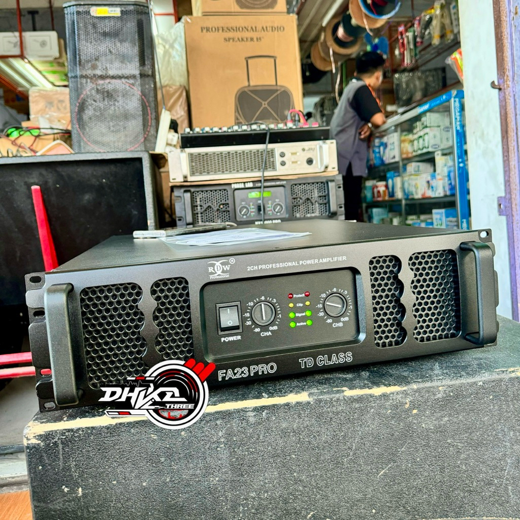 POWER AMPLIFIER RDW FA 23 PRO TD CLASS ORIGINAL / Power RDW FA23PRO CLASS TD / Power Rdw Fa 23pro Cl