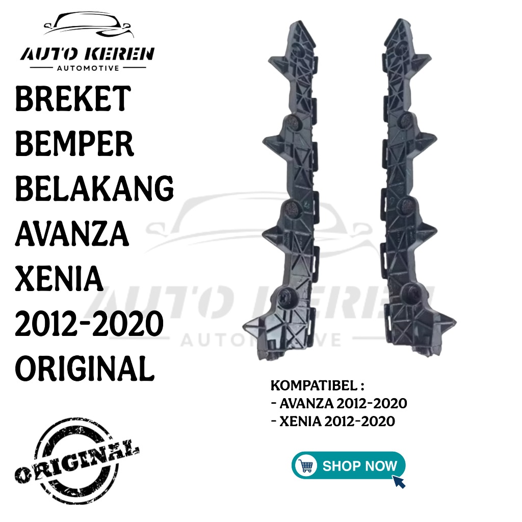 BREKET BEMPER BELAKANG AVANZA XENIA 2012-2020 ORIGINAL