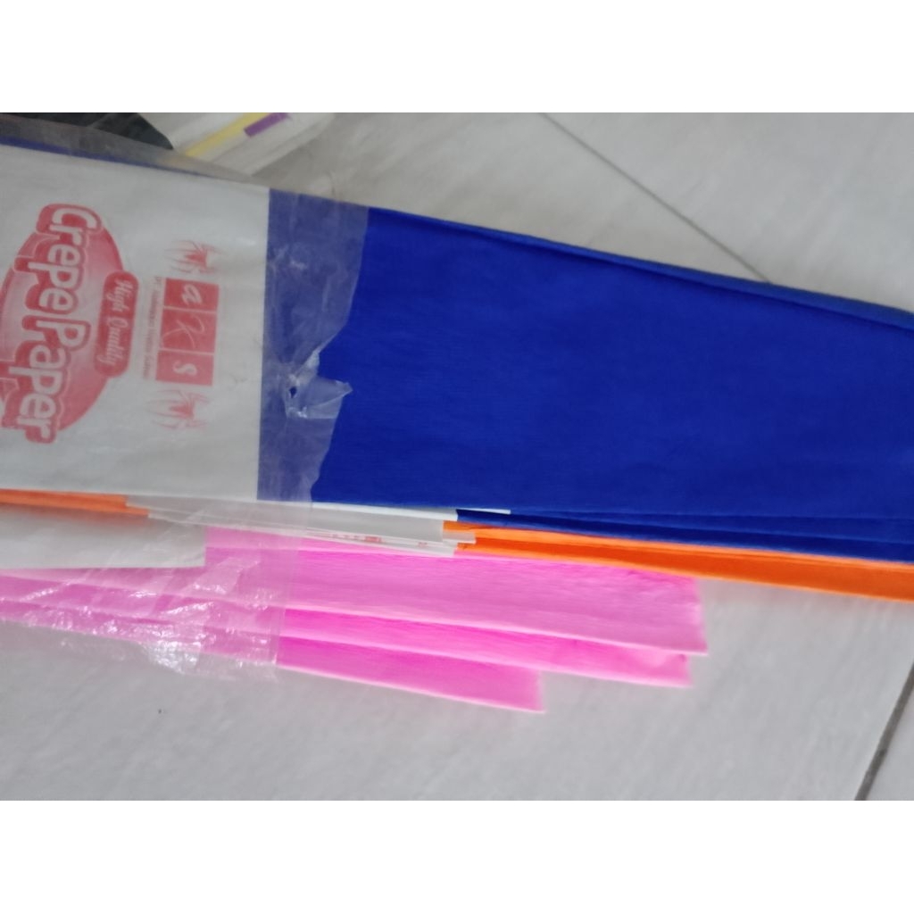 

Promo Cuci Gudang" Kertas Krep Warna (isi 33 Ngabisin stok) Termurah