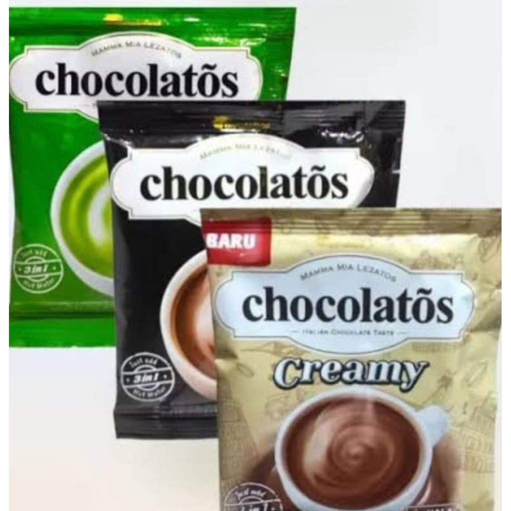 

( renteng) chocolatos drink minuman coklat 1 renteng isi 10pcs x26 gram...