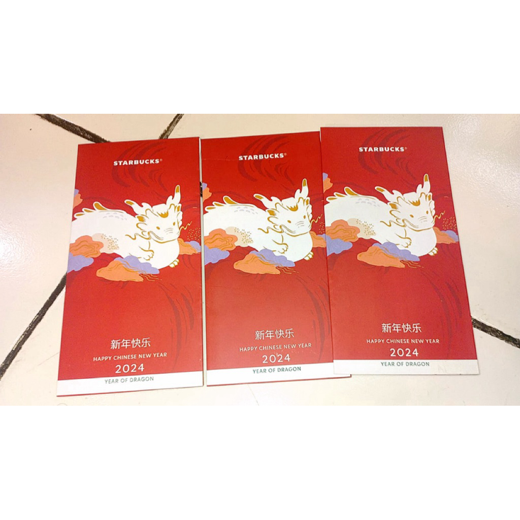 

[NEW] Starbucks Angpao 2024 Year of Dragon