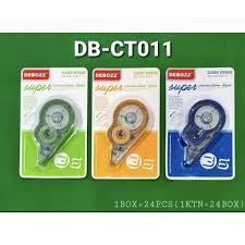 

[1 Pcs] Correction Tape Debozz DB-CT011 / Penghapus Tipex Pita Kertas Debozz DB-CT011