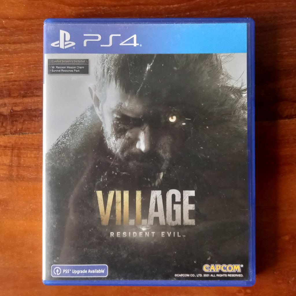 BD Kaset PS4 Resident Evil 8 VILLAGE - Second/Bekas