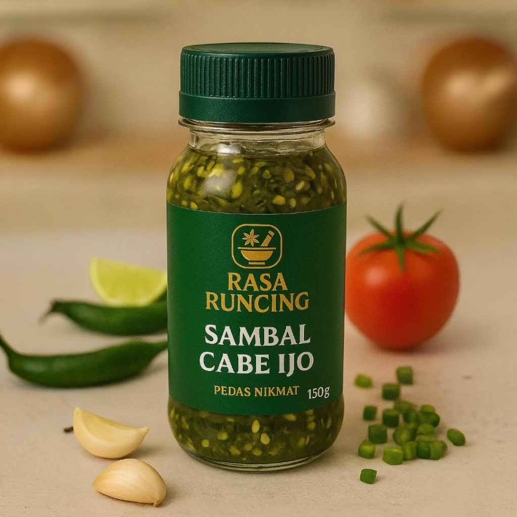 

SAMBAL CABE IJO 150g - Rasa Runcing || Sambal Ulek Rumahan Tanpa Pengawet