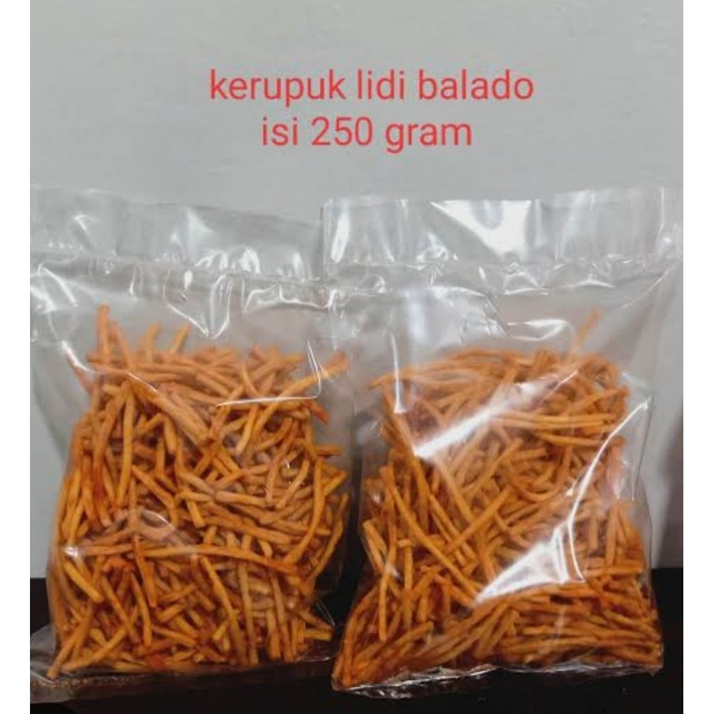 

mie lidi atau mie rapuh pedas balado +-250g