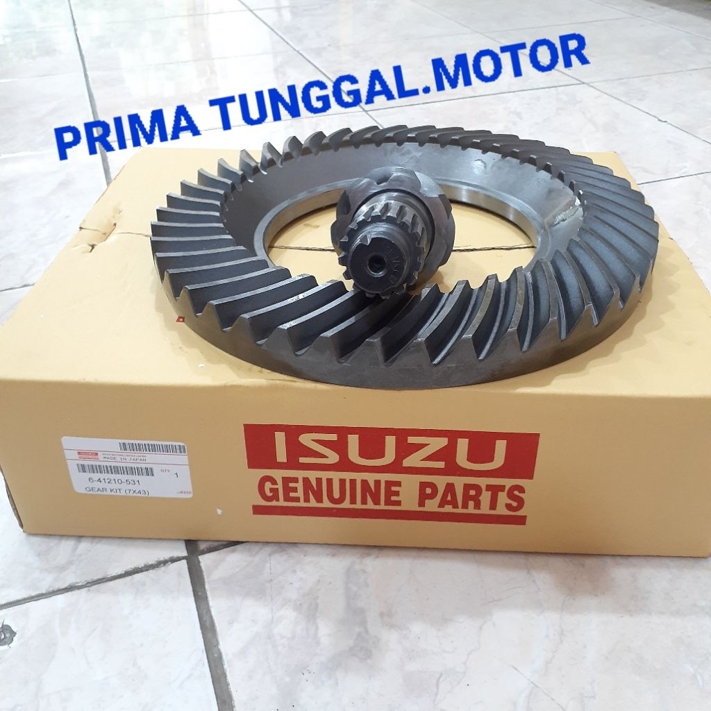 GEAR SET GEARSET ISUZU NMR71 7X43  GIR SET ISUZU NMR71  7X43 6 41210 531