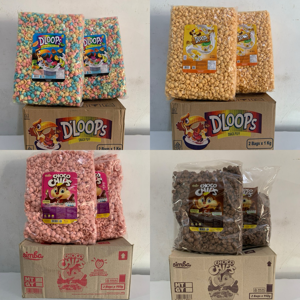 

[1 Ball] 1 Kotak 2 Pack Chocochips Simba