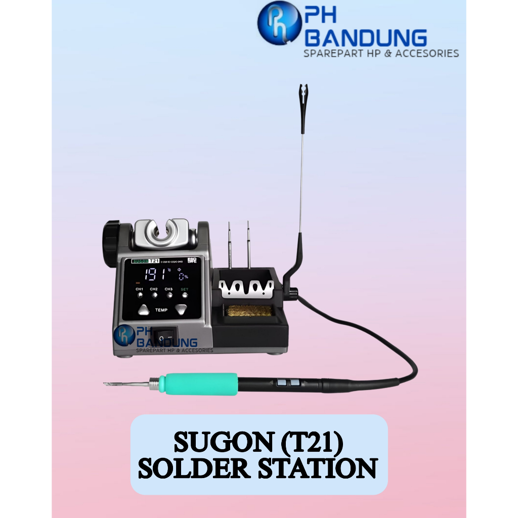 (PH BANDUNG) Solder Station Sugon T21 C210 (C115/C245) Original / Solder Sugon