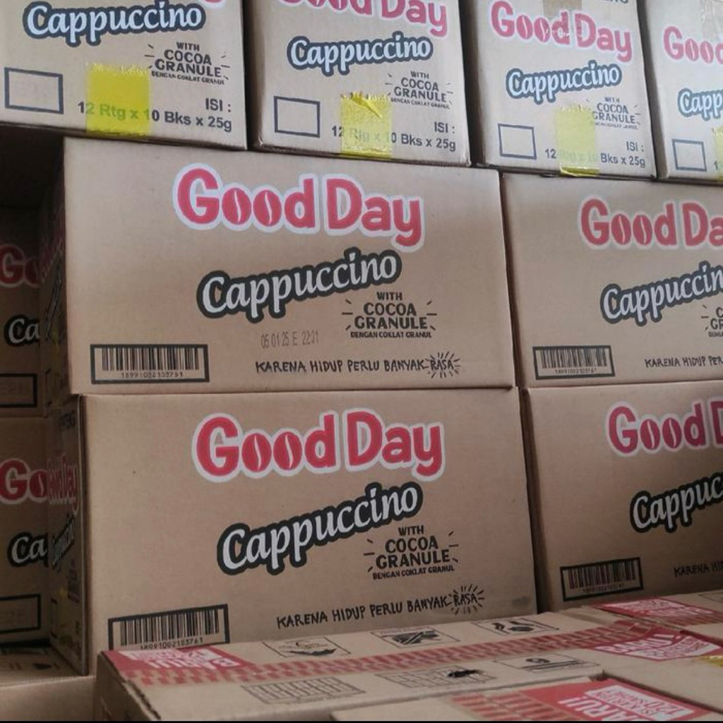 

Good Day Cappuccino ( 1 Dus isi 12 Renceng )