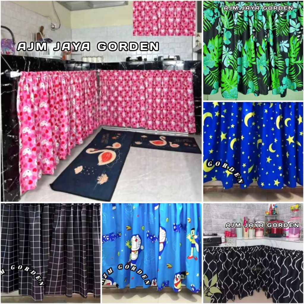 gorden kolong dapur / Gtatis Tali / gorden wastafel / Gorden ventilasi /Hordeng korden / gorden pend