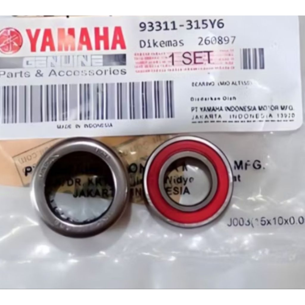 Bearing Pulley Mio / Laher Poly CVT Mio - Yamaha Mio Sporty, Smile, Soul.