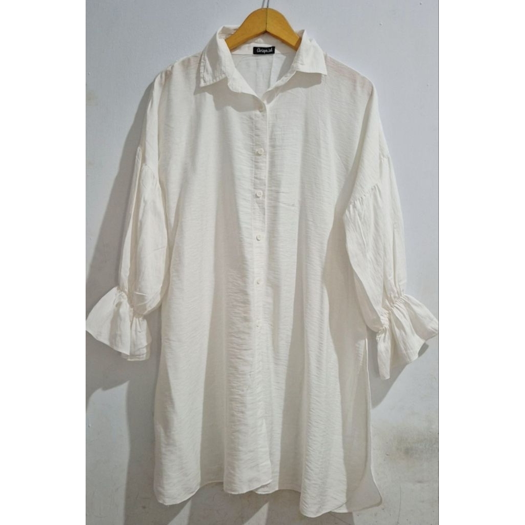 [PRELOVED] Tunik warna broken white