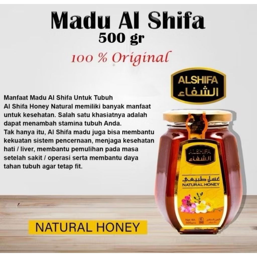 

Madu Al shifa 500 Gram / madu arab saudi /Madu al syifa