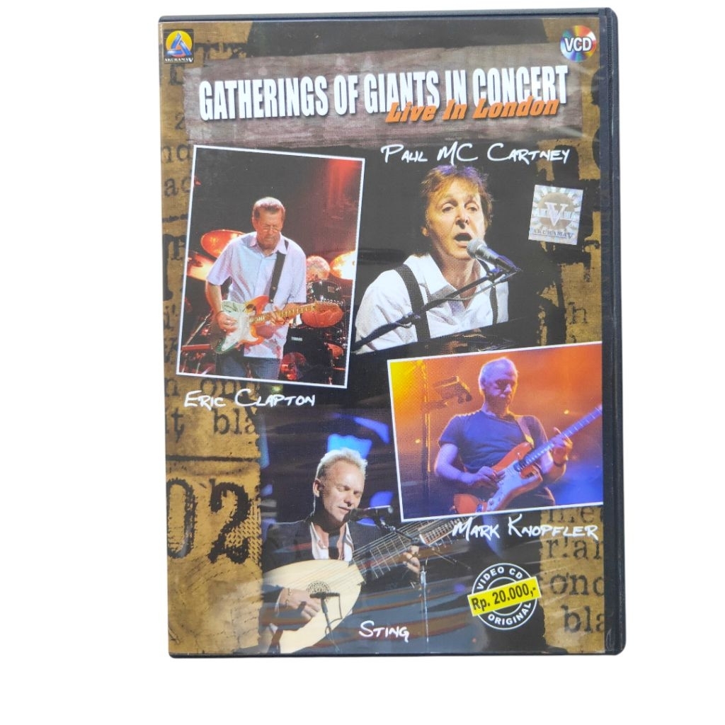 VCD Gatherings Of Giants In Concert Live In London (Sting/Phil Collins/Elton John)