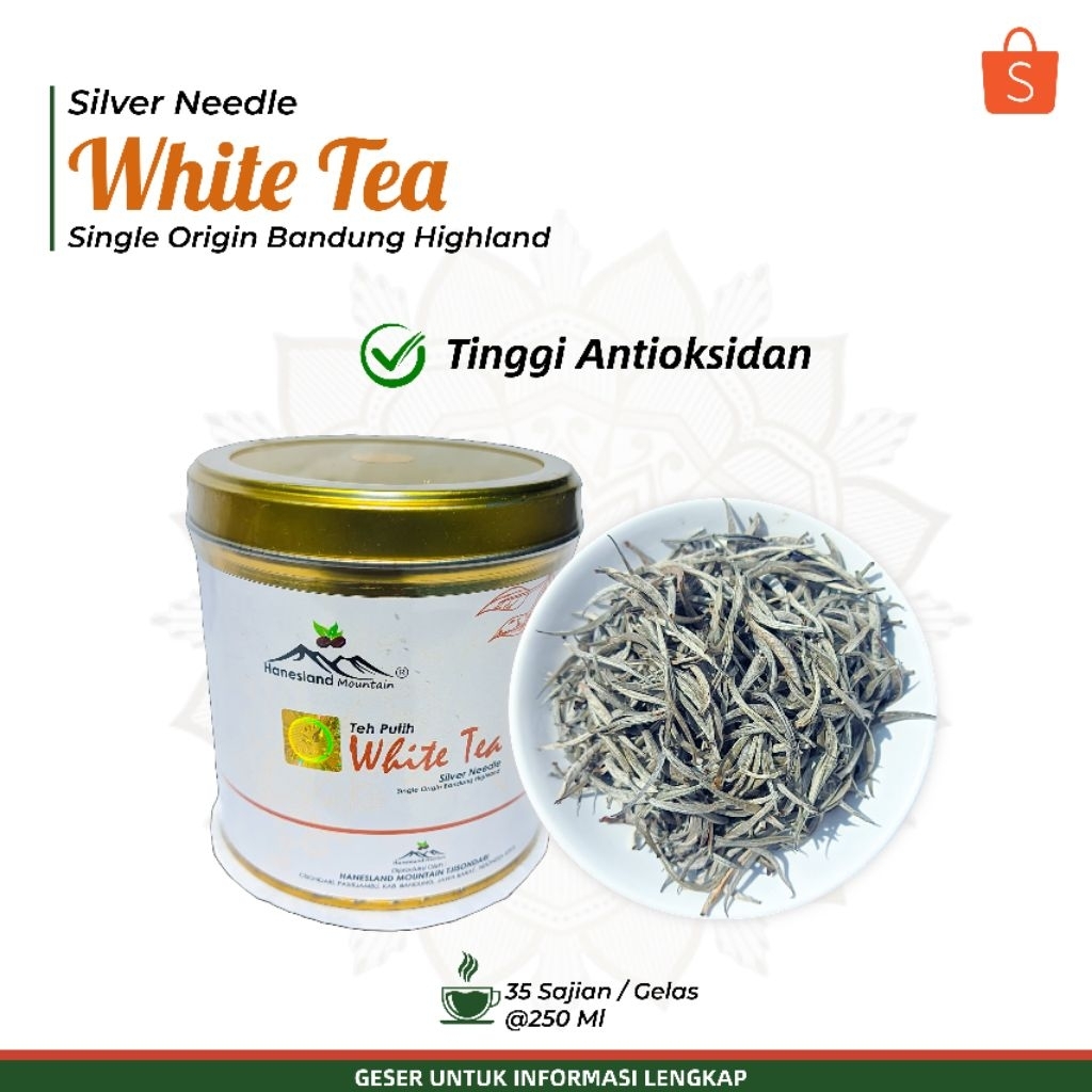 

White Tea Silver Needle Teh Putih