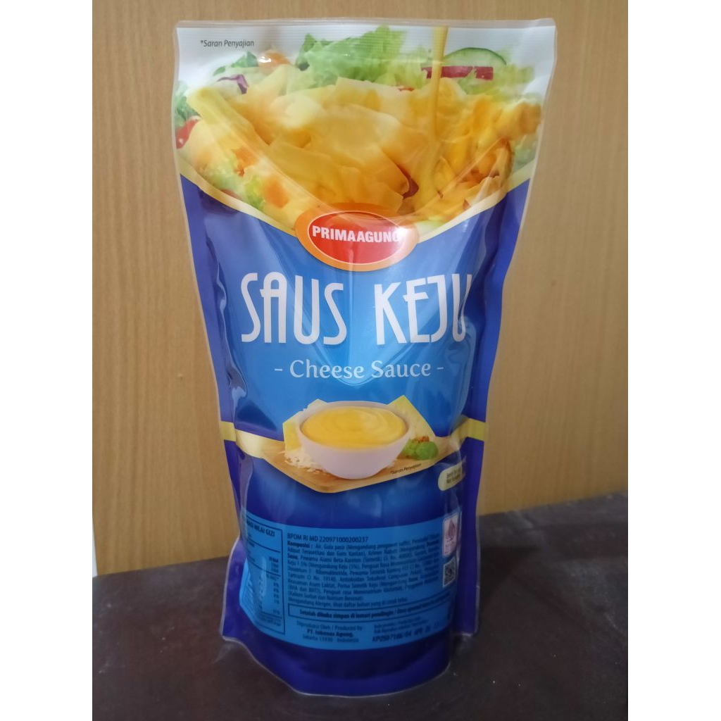 

saus keju 1kg prima agung/cheese sauce