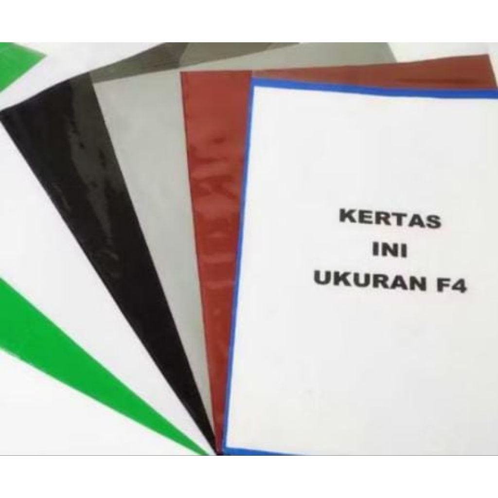 

plastik dokumen uk.folio 1pack isi 50pcs