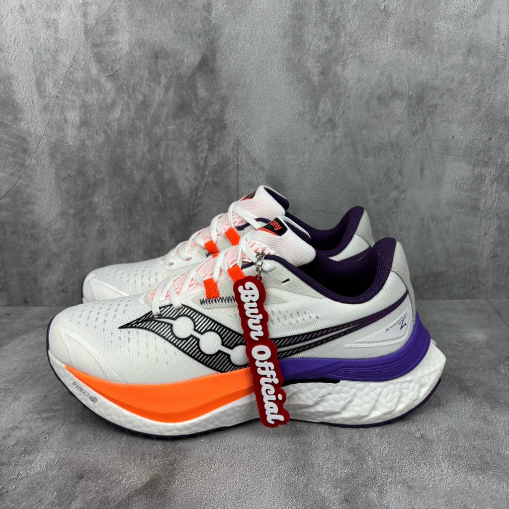 Saucony Endorphin Speed 4 White Viziorange