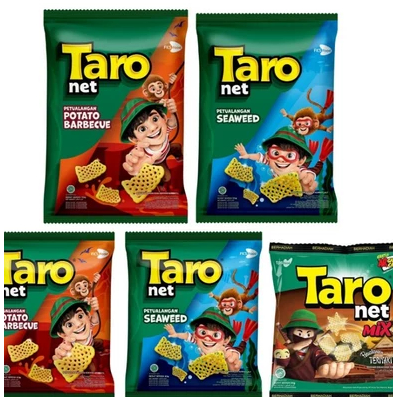 

Taro Net 1gr Seaweed Potato BBQ Renyah Gurih