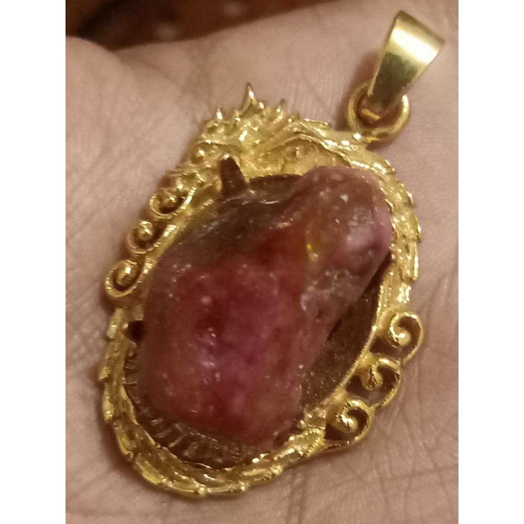 liontin batu Ruby dim 27