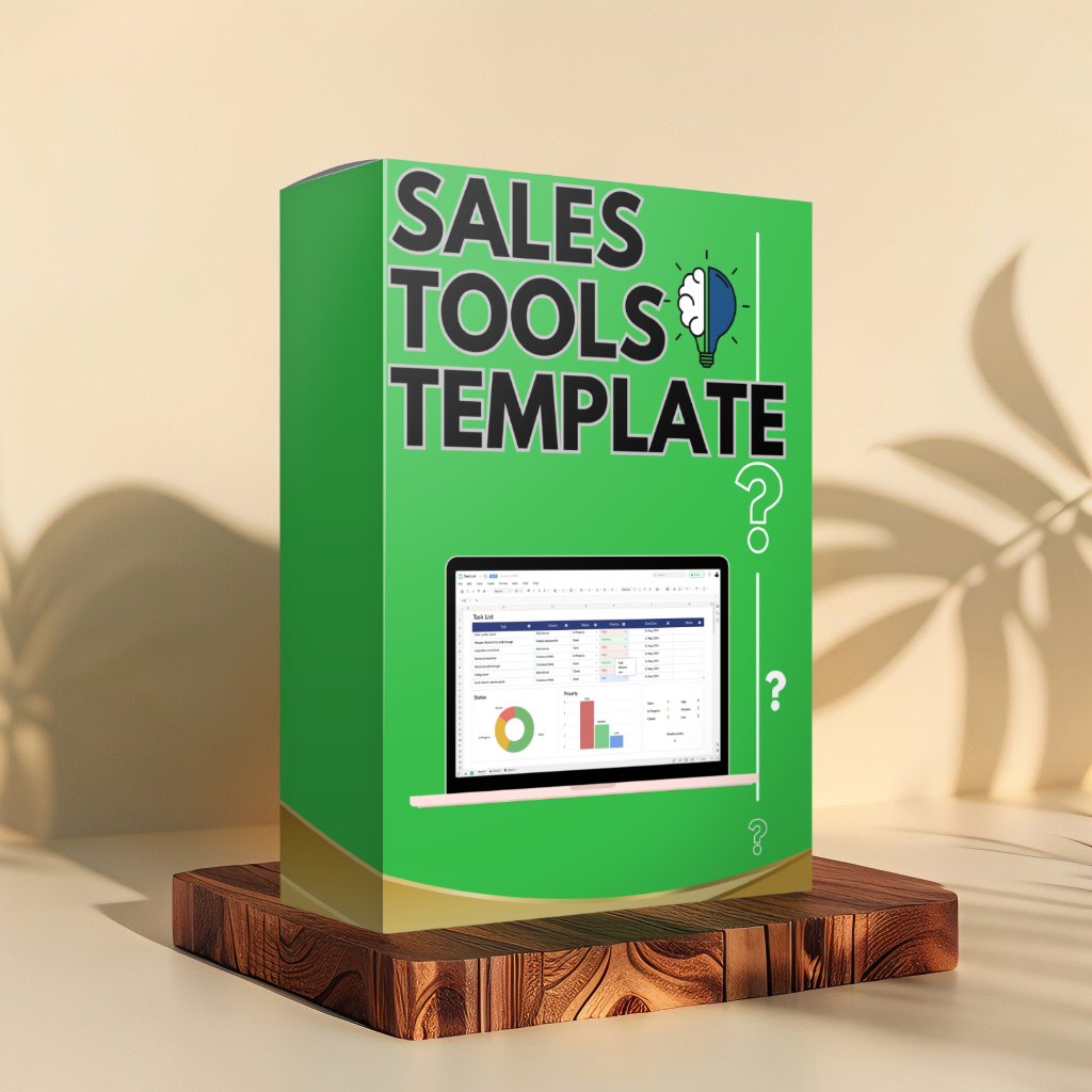 TOOLS EXCEL CRM & SALES Toolkit Template - Sales Tools Template Ms Excel