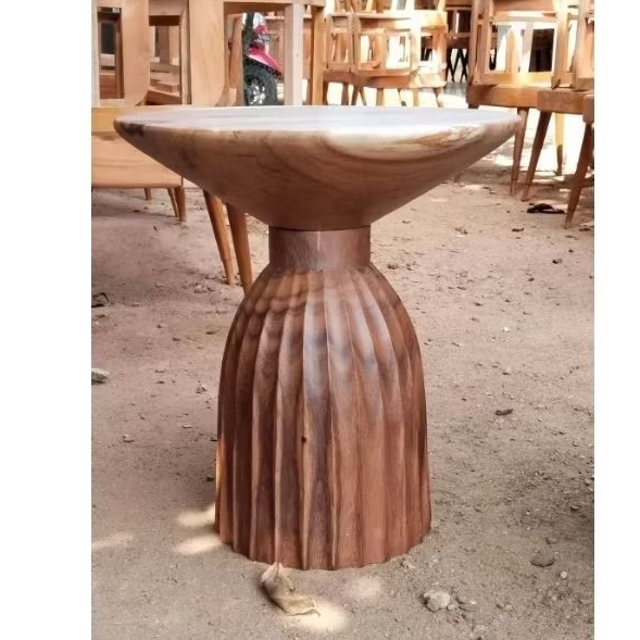side table/ meja samping bundar/ meja kecil/ coffee table/bed side table/meja custom/stool solid