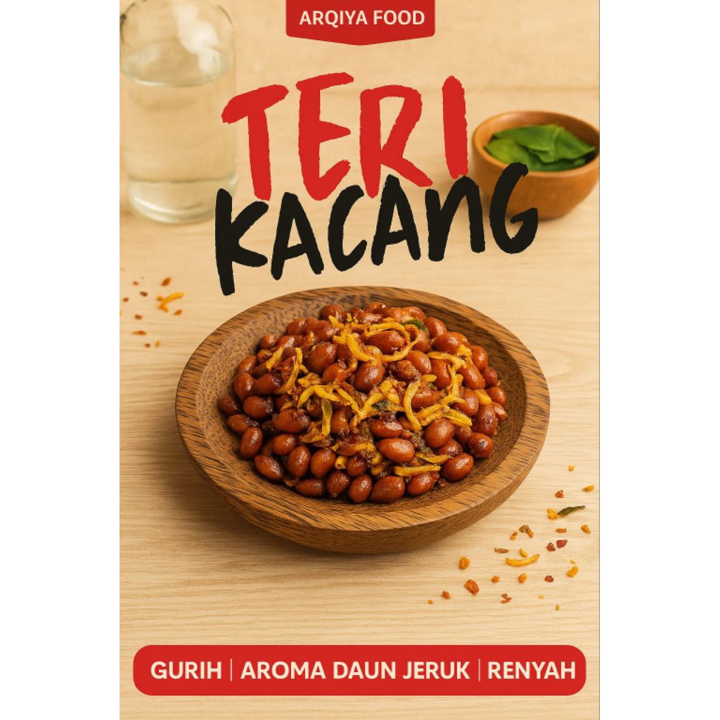 

TERI KACANG BALADO DAUN JERUK (300gr) - DAPOER MAMA ARQIYA