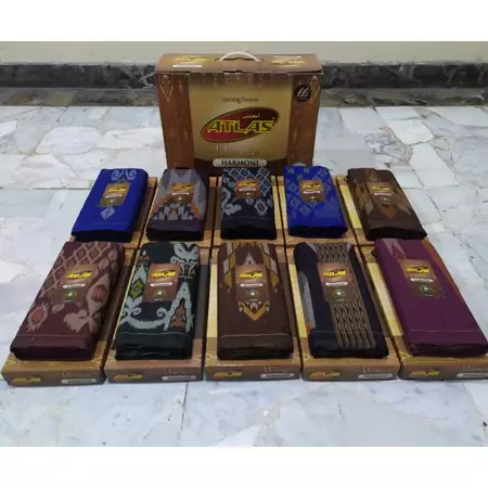 Sarung Atlas Idaman Kembang GROSIR  ECER