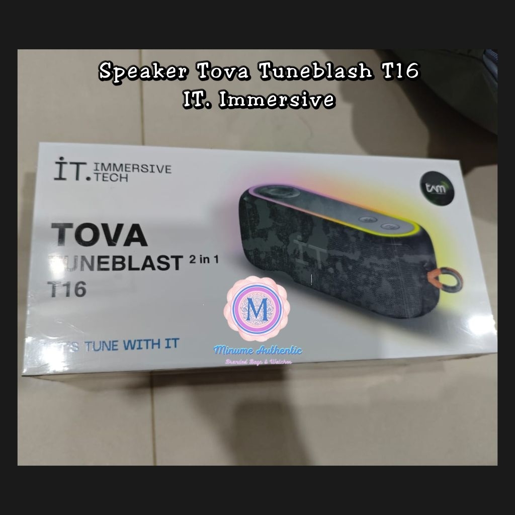 Speaker Bluetooth TOVA Tuneblash T16 IT. Immersive Tech (New Segel)