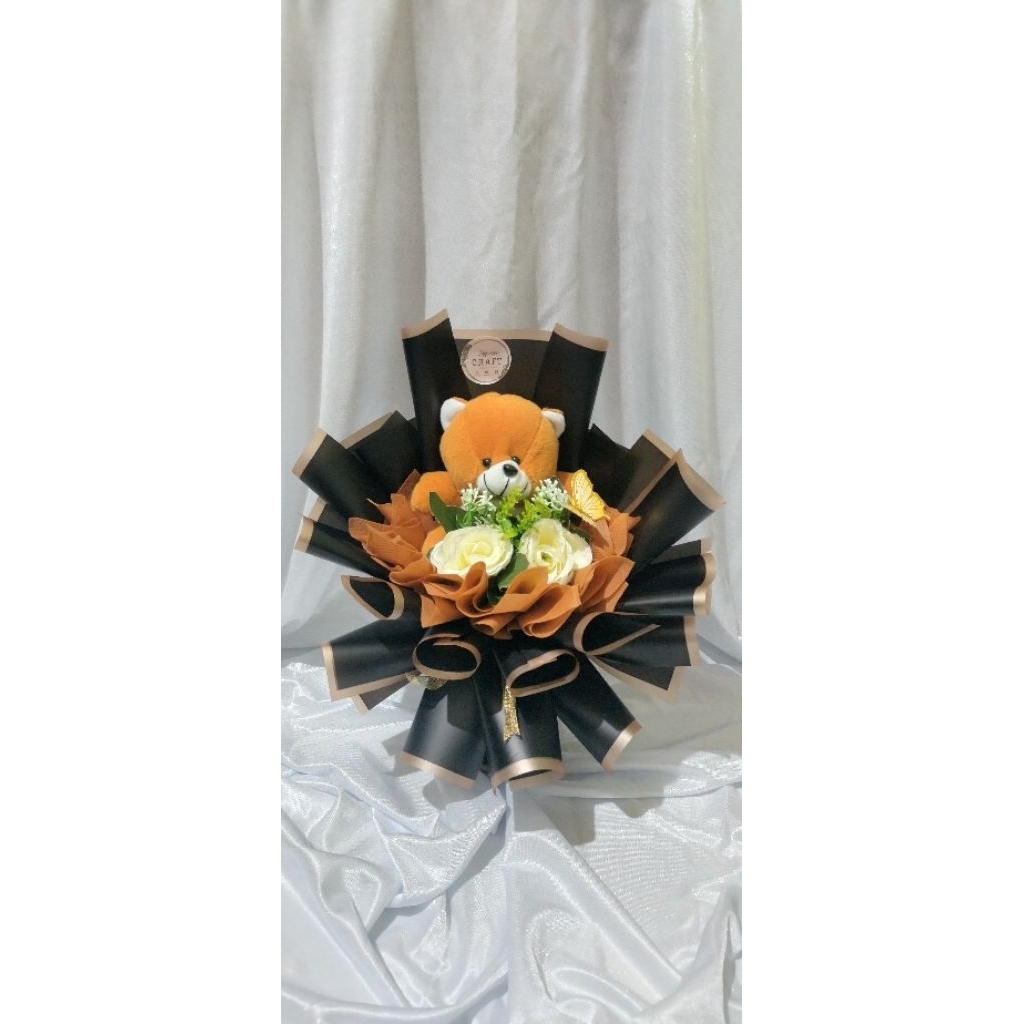 Bloom Box Bouquet||Buket Bunga||Buket Boneka