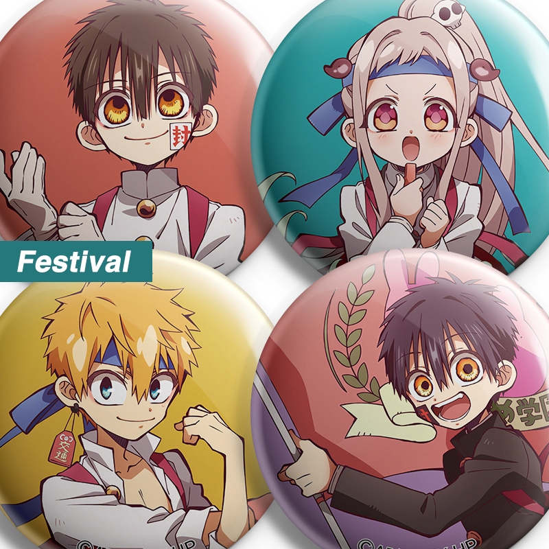 Jibaku Shounen Hanako Kun Pin Festival TBHK Toilet Bound Hanako Kun