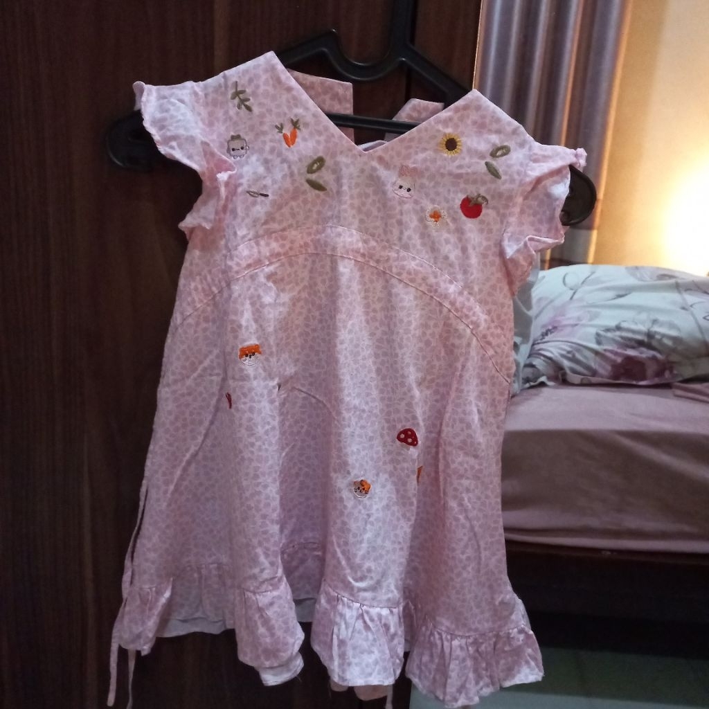 Ziel Kids x Sally & Piper Volume 2 Piper Dress Size 3 - 4 Pink