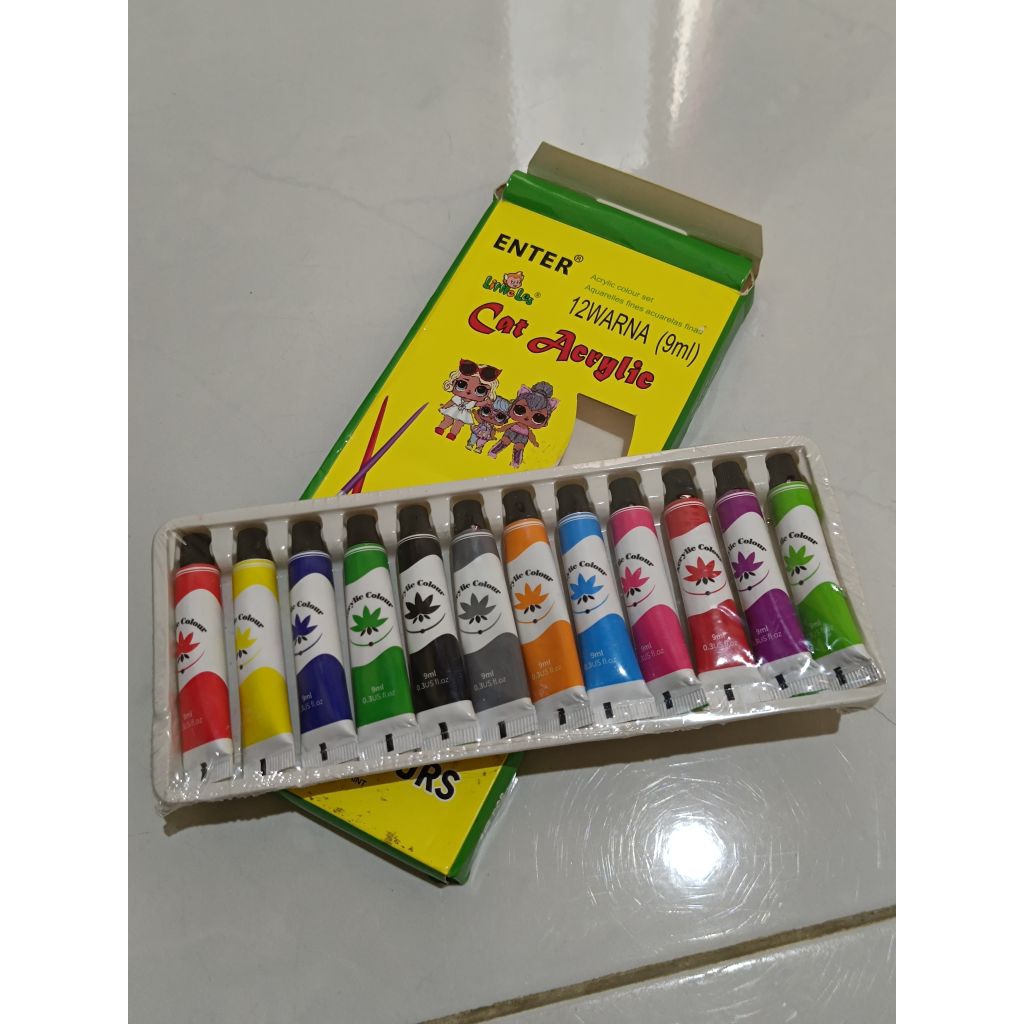 

Cat akrilik ENTER 12 warna