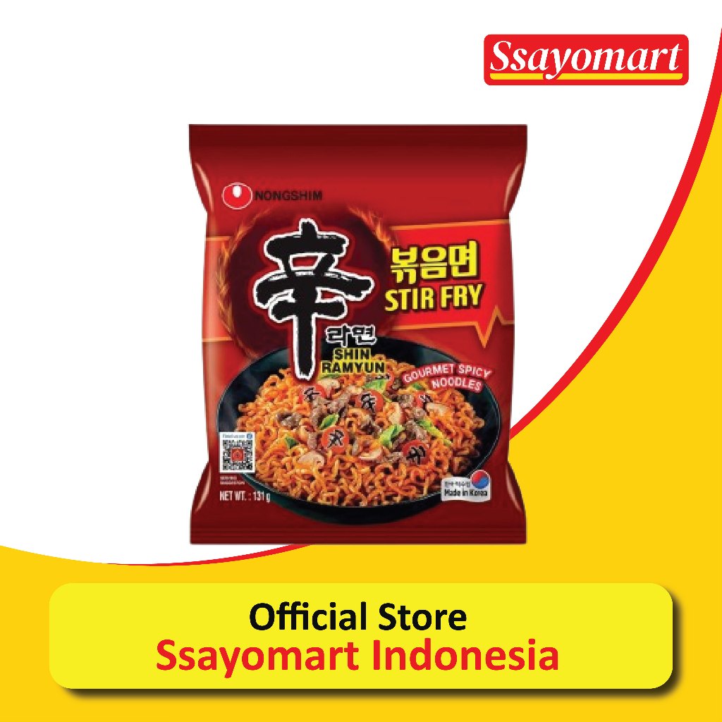 

NONGHSIM Shin Ramyun Stir Fry Gourmet Spicy Noodle 131gr
