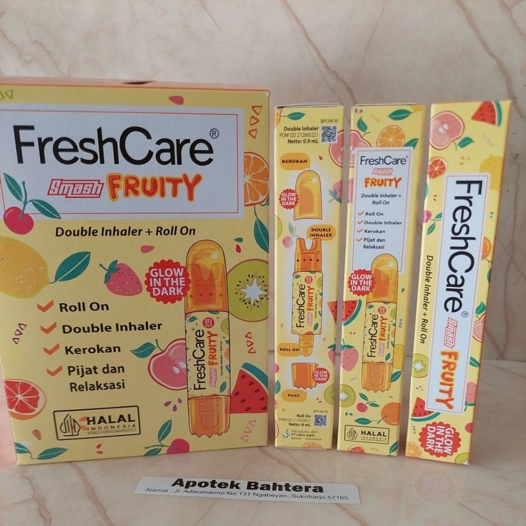 Freshcare smash double inhaler + kerokan + roll on