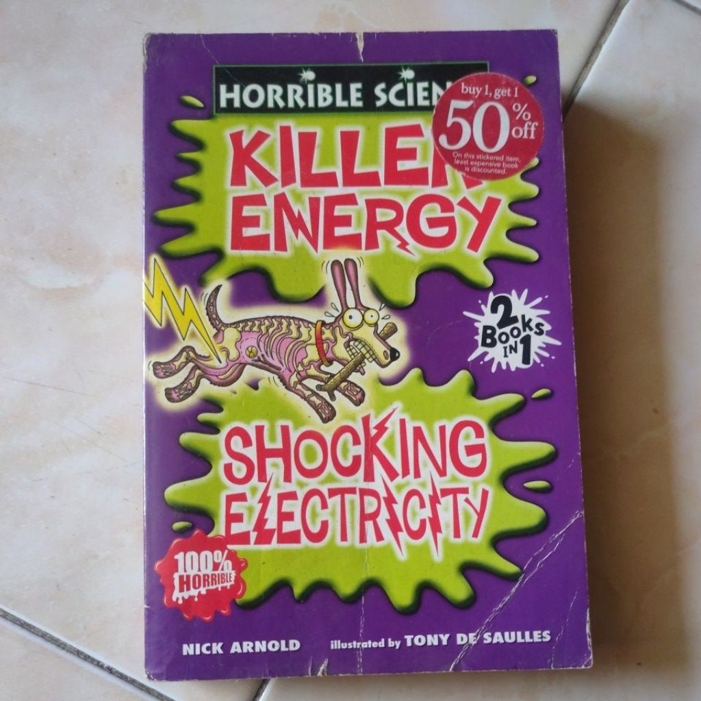 HORRIBLE SCIENCE KILLER ENERGY SHOCKING ELECTRICITY BY NICK ARNOLD