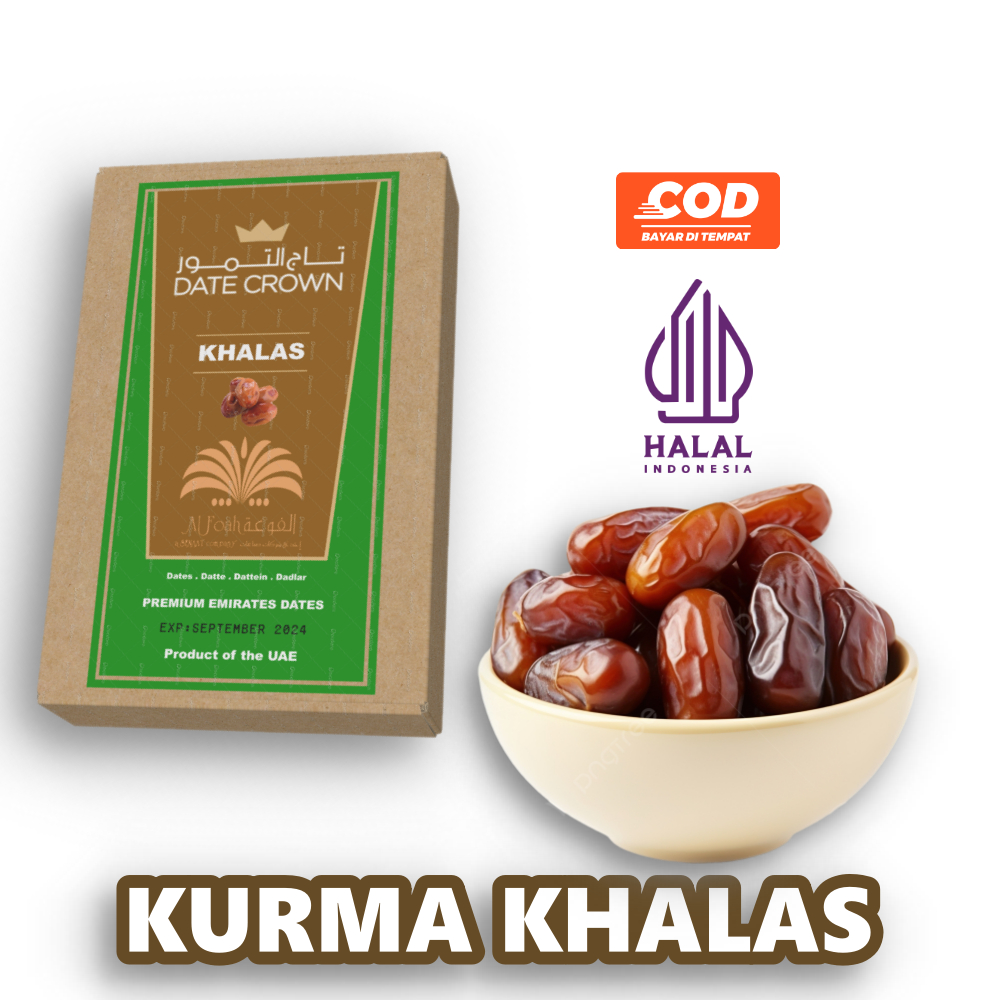 

Kurma khalas super 1kg | khalas premium al saad