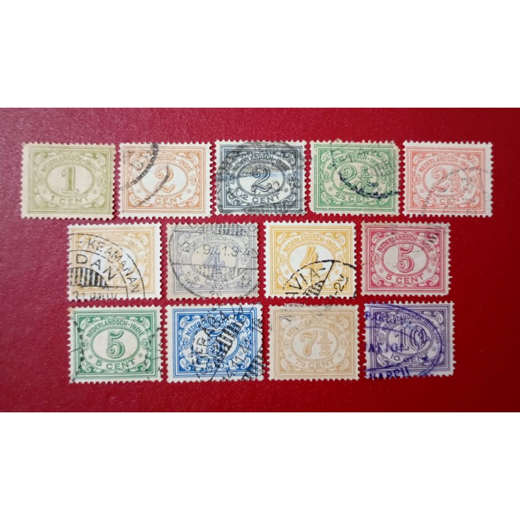 

PRANGKO NED INDIE SERI ANGKA 1912 - 1930