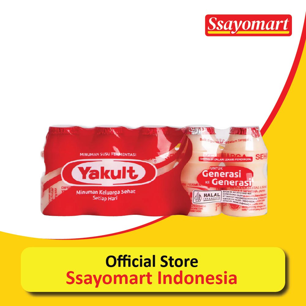 

YAKULT ORIGINAL ISI 5PCS / SUSU YOGURT SEGAR