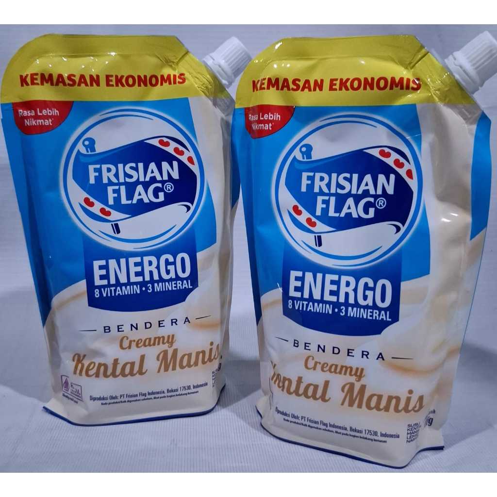 

susu frisian flag kemasan ekonomis energo 8 vitamin.3 mineral bendera creamy kental manis 543gr exp maret 2026