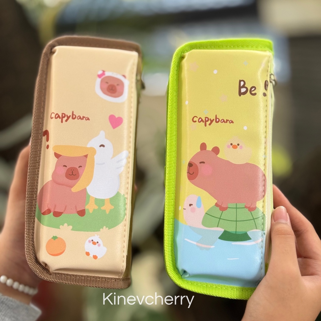 

Tempat Pensil PREMIUM CAPYBARA Dua Resleting