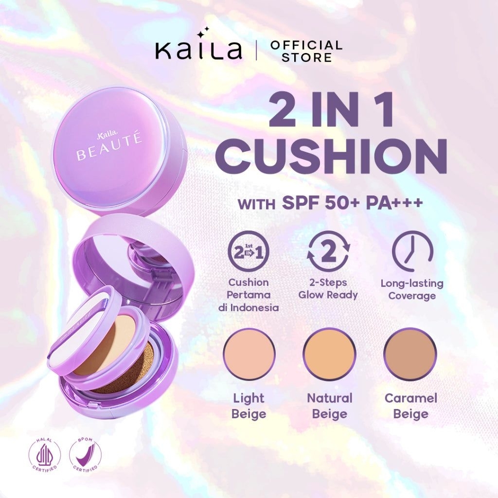 KAILA BEAUTE 2-IN-1 CUSHION SPF 50+ PA+++