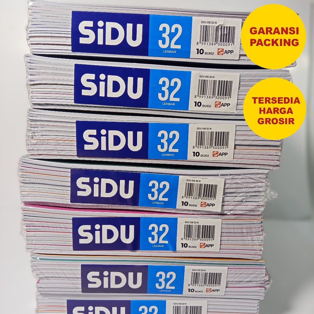 

BUKU TULIS SIDU ISI 32 LEMBAR-10 BUKU | Buku Sekolah / Kantor