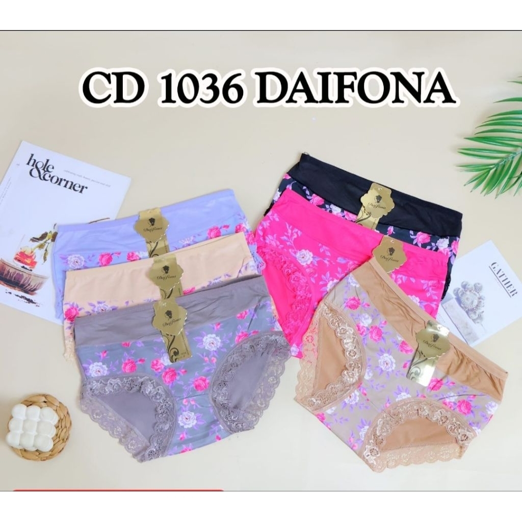 CD CELANA DALAM SEMPAK WANITA RWNDA  KARET LEBAR KATUN SPANDEX MELAR ELASTIS ADEM LEMBUT CEWEK PEREM